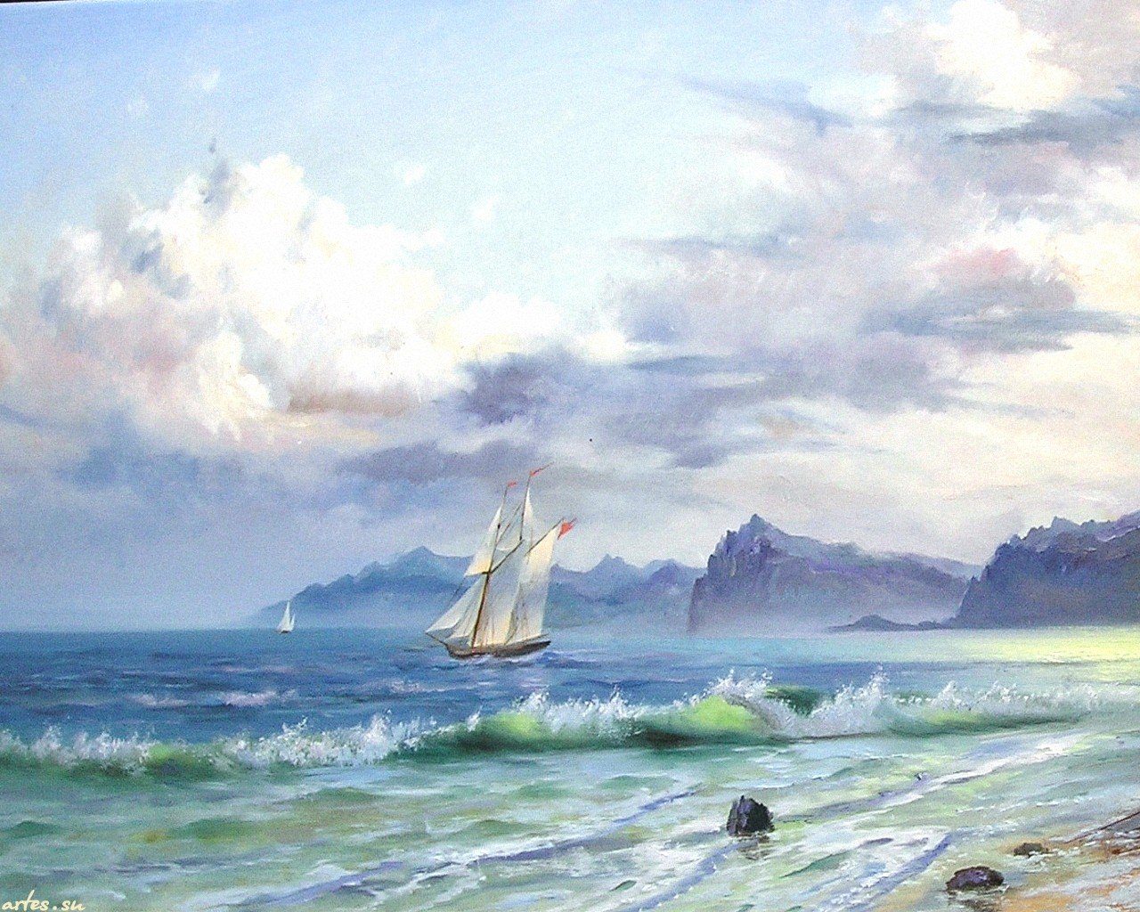 Картины пейзаж море