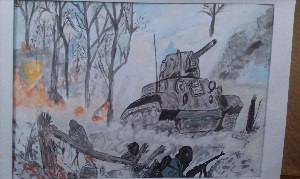 Рисунки на тему битва за Москву